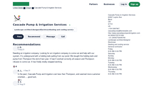 Cascade Pump & Irrigation Services - Water Heaters & Pumping Systems