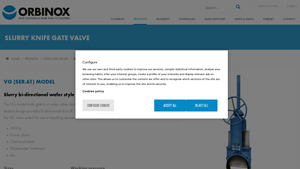 Orbinox - Slurry Knife Gate Valve