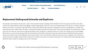 Orbit - Replacement Solenoids and Diaphragms