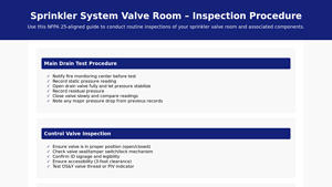 OxMaint - NFPA 25 Inspection Guide