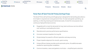 Pentair - Myers QP Quick Prime Pumps
