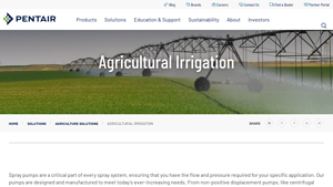 Pentair - Agricultural Irrigation Solutions