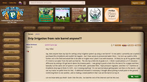 Permies - Drip Irrigation System Setup