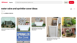 Pinterest - Outdoor Equipment Concealment Ideas