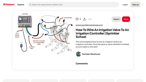 Pinterest - Irrigation Valve Wiring Guide