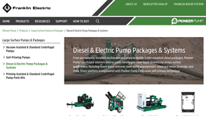 Pioneer Pump - Diesel and Electric Pump Packages