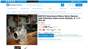 BAFSCO - Aluminum Elbow Valve Opener