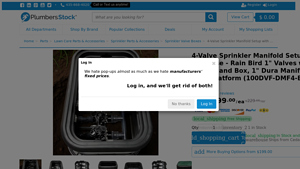 Rain Bird - 4-Valve Sprinkler Manifold Setup