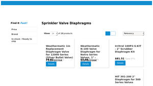 PlumbersStock - Sprinkler Valve Diaphragms