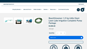 Little Giant - 1.5 hp Lawn Lake Irrigation Pump