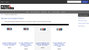 Goulds - Sprinkler and Irrigation Motors