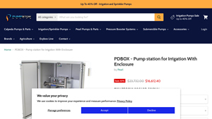 Pearl - PDBOX Pump Station for Irrigation