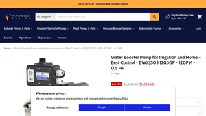 Pearl - BWXJS05 Water Booster Pump