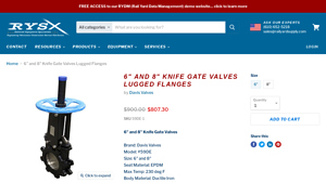 Railyard Supply - Knife Gate Valves