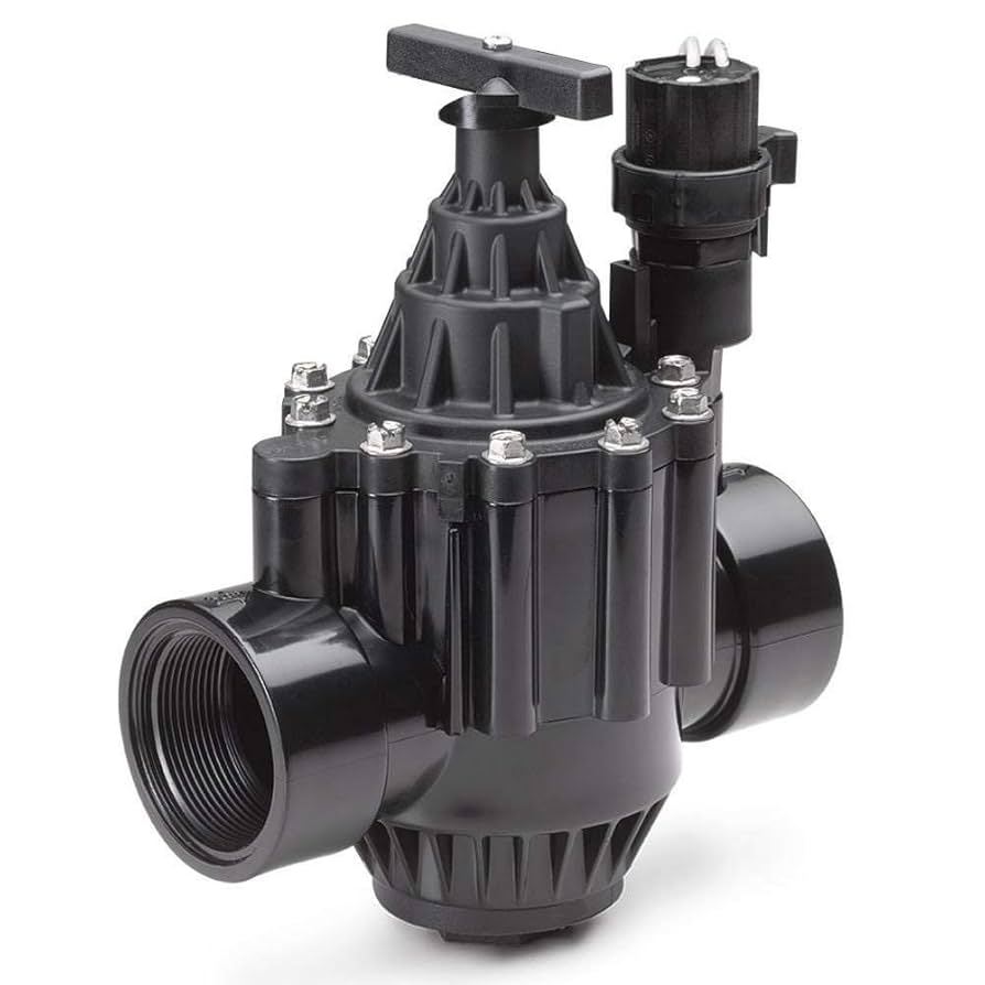 A stock image illustrating rain bird irrigation valve concepts