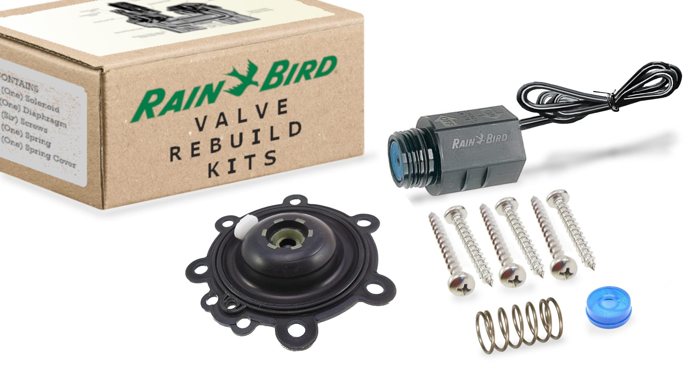 A stock image illustrating rain bird irrigation valve repair concepts