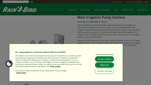 Rain Bird - Main Irrigation Pump Stations