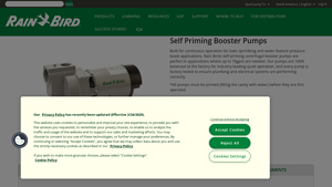 RainBird - Self-Priming Booster Pumps