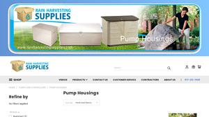 Rain Harvesting Supplies - Camouflage Pump Covers