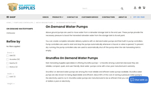 Rain Harvesting Supplies - Water Pumps & Accessories