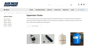 Rainwater Equipment - Expansion Tank Solutions