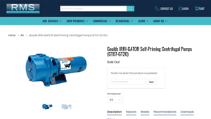 Goulds - IRRI-GATOR Self-Priming Pump