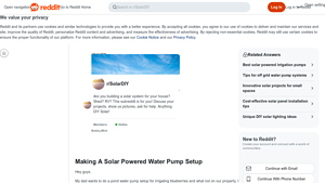 Reddit - 2 HP Water Pump for Drip Irrigation