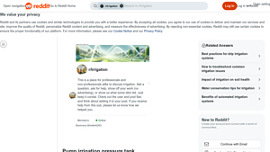 Reddit - 3/4hp Irrigation Pump