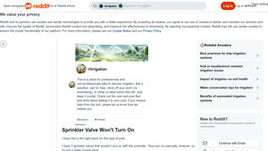 Sprinkler Solutions - Valves & Troubleshooting