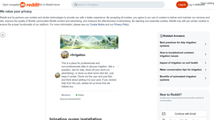 Irrigation Pump - Above Ground Installation Guide