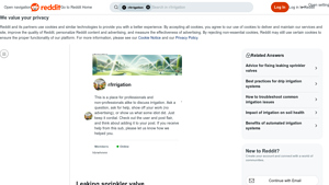 Irrigation System - Leak Troubleshooting