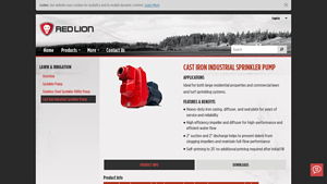 Red Lion - Cast Iron Industrial Sprinkler Pump