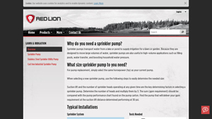 Red Lion - Sprinkler Pumps