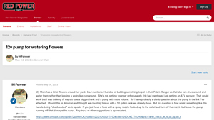 Red Power - 12V On-Demand Pump