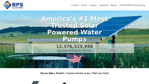 RPS Solar Pumps - Solar Powered Well Pump Systems