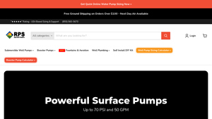 RPS Water Pumps - Powerful Surface Booster Pumps