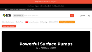 RPS Water Pumps - 3HP Eco-Steady Continuous Pressure Booster Pump