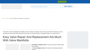 Sprinkler Warehouse - Irrigation Valve Solenoid Replacement