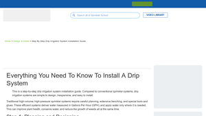 Sprinkler Warehouse - Hose Bib Kits and Emitters