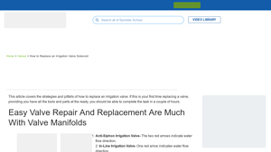Sprinkler Warehouse - Irrigation Valve Solenoid Replacement Guide