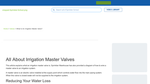 Sprinkler Warehouse - Irrigation Master Valve