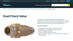 SharkBite - Dual Check Valve Backflow Preventer