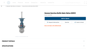 DeZURIK - Severe Service Knife Gate Valve