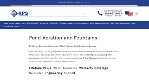 RPS - Solar Aerators and Fountains