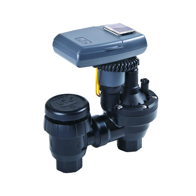 A stock image illustrating solar irrigation valve concepts