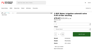 Solenoid Valve - 2 BSP Water Irrigation Solenoid Valve PN22520AL