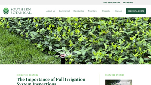 Southern Botanical - Irrigation System Inspections