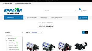 Sprayer Supplies - 12 Volt Pumps