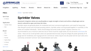 Sprinkler Supply Store - Automatic Irrigation Valves