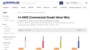 Sprinkler Supply Store - 14 AWG Commercial Grade Valve Wire